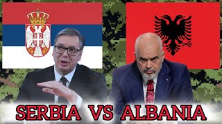 Serbia vs Albania  2024  military power comparison [upl. by Annoyik]