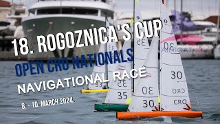 NAVIGATIONAL IOM REGATTA ROGOZNICA 2024  RCsailing [upl. by Gamali]