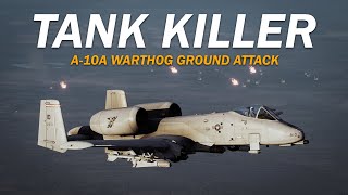 The Warthog is an A2G beast  DCS A10A Warthog Ground Attack Mission [upl. by Darsie821]