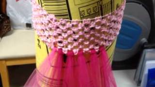 Canada Tulle Easy Headband Tutu Tutorial [upl. by Akino408]