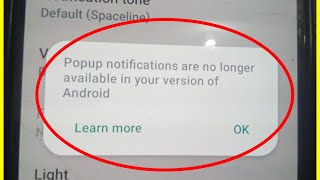 WhatsApp Fix Popup notifications are no longer available in your version of Android Problem Solve [upl. by Sheng]