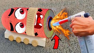 The CRAZIEST Experiment Ever Did with Matches 🔥 Crush Colorful Things  Doodles Life [upl. by Esyak]