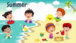 Seasons Song for Kids  Four Seasons of the year  Learn Seasons for Kids [upl. by Attej]