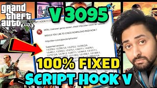 GTA 5 V3095 UPDATE  SCRIPT HOOK V CRITICAL ERROR 2023  Script Hook V  GTA 5 Mods HindiUrdu [upl. by Canute]