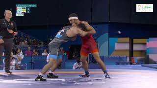 Olympics Greco Roman Men Wrestling 67kg  FNL Highlights [upl. by Neeneg]