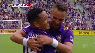 Highlights Orlando City  4  New York Red Bulls  3 [upl. by Htrow]