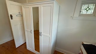 IKEA SONGESAND wardrobe with mirror door [upl. by Macy]