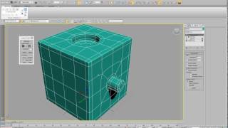 Tutorial making circular holes in 3ds max prt 1 [upl. by Ecneps]