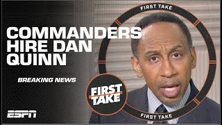 🚨 BREAKING NEWS 🚨 Stephen A’s thoughts on Commanders hiring Dan Quinn  First Take [upl. by Rehnberg772]