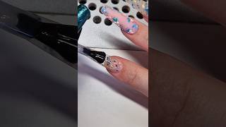 Die Schulungs Nägel kommen runter😳 nanonaiils nails art flowers gold gel nailtech beauty [upl. by Letisha479]