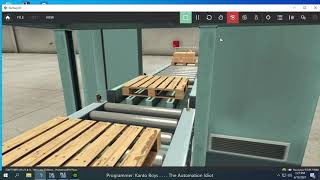 Palletizer PLC Sim V16 [upl. by Bej]