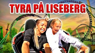 PÅ LISEBERG MED TYRA BLIR HELT DRÄNKTA I KARUSELLEN [upl. by Ecnaled407]