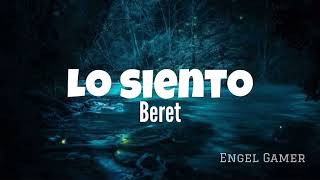 Beret Lo siento letra [upl. by Eiromem39]