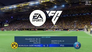 🎮EA SPORTS FC 24⚽BVB vs PSG🏆CHAMPIONS LEAGUE 12 FINAL [upl. by Lewison]