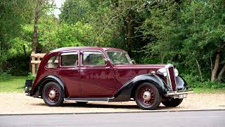 Lanchester Fourteen Roadrider De Luxe Saloon 1939 [upl. by Ynar]