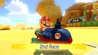 22 Nintendo Switch Mario Kart 8 Grand Prix 50sea sea Crossing Cup Cheese LandCrossing [upl. by Nylasej]