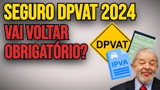 NOVO SEGURO DPVAT  SPVAT 2024 [upl. by Orag]