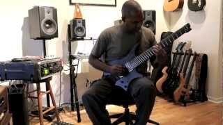 Ede Wright Strandberg Boden 8 String Guitar AxeFx 2 [upl. by Rosalind]