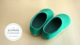 Learn How to Make Felt Slippers  Introduction [upl. by Roos603]