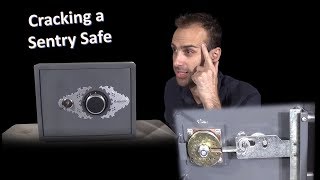 How to crack a SentrySafe  dual lock safe [upl. by Ayekehs3]