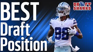 THE Best Draft Position Fantasy Football 2024  Fantasy Football Advice [upl. by Russell]