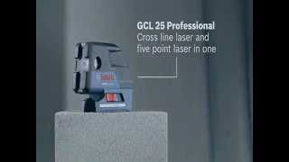 Bosch GCL25 Cross Line Laser from Power Tools UK [upl. by Walden]