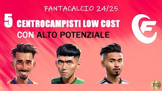 5 CENTROCAMPISTI LOW COST CON ALTO POTENZIALE  FANTACALCIO 2425 [upl. by Anivas480]