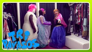 Disfraces de Halloween  Minions  Frozen  Tripayasos  Video Para Niños [upl. by Tessil]