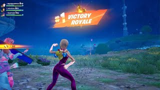 SpiderGwen Demi and Artemis Crowned Trios Victory  Fortnite Ch5 S3 [upl. by Ecnadnac]