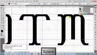 Design a Typeface in Illustrator [upl. by Yekcim280]