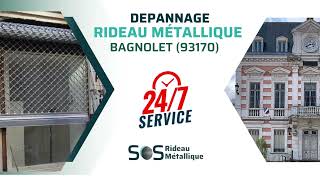 Rideau métallique Bagnolet 93170  07 55 53 64 00 [upl. by Htenaj604]