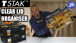 DeWalt Tstak clear lid organiser  full review [upl. by Kristal774]