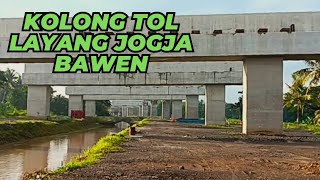 Menyusuri Gambaran Kolong Tol layang Jogja Bawen sepanjang Selokan Mataram Jogja [upl. by Lertsek]