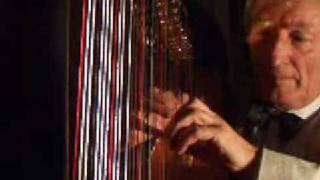 Christmas Music David Watkins plays Silent Night on the Harp [upl. by Ardnnaed819]