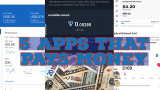 5 Apps on Your Phone Now that Pays money youre not utilizing Not Gaming Apps that Pay Real money [upl. by Catto877]