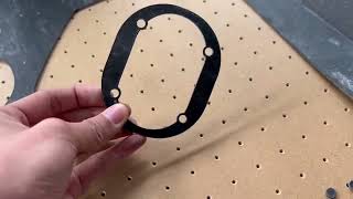 CNC digital knife cutting machine cut gasket [upl. by Otreblaug]