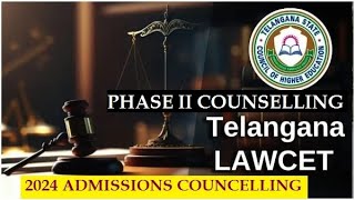 PHASE II TG LAWCET COUNSELLING 2024 [upl. by Leventis]