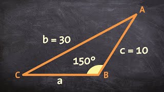 When given one obtuse angle use the law of sines to determine the missing measurements Ambiguous One [upl. by Anoo]