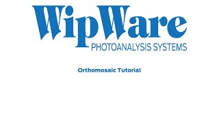 WipFrag 4  TUTORIAL UAV Orthomosaic Images [upl. by Arita140]