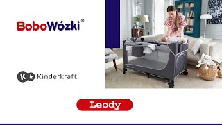 Kinderkraft Leody łóżeczko tustyczne  BoboWózki® [upl. by Baler]