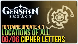 All Cipher Letter Locations Genshin Impact [upl. by Enivid530]