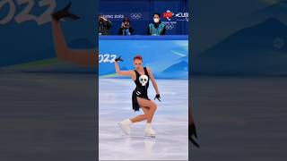 Olympic games 💥 alexandratrusova figureskating annashcherbakova olympics sports iceskating [upl. by Nixie]