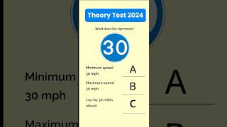 Theory Test 2024 UK  Road sign For Driving Test theorytest [upl. by Jasmina]