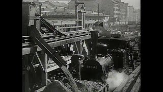 SBahn Berlin Bauarbeiten der NordSüd Verbindung 1934 [upl. by Panthea]