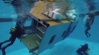 Royal Navy Royal Marines Dunker Training Underwater Escape [upl. by Icrad]