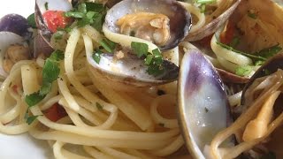 Linguine alle Vongole Venusmuscheln [upl. by Knick806]