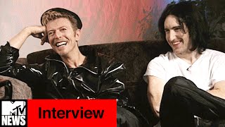 David Bowie amp Trent Reznor 1995 Interview with Kurt Loder  MTV News [upl. by Derry911]