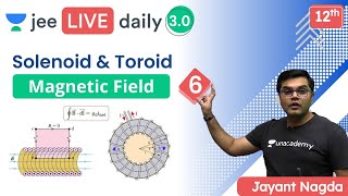 JEE Magnetic Field L6  Solenoid  Toroid  Unacademy JEE  JEE Physics  Jayant Nagda [upl. by Alfy]