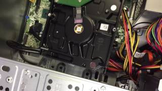 Dell 8900 install hard drive [upl. by Ecnaiva]