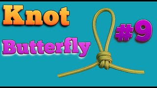 how to tie a butterfly knot Simple and practical knot [upl. by Rosie]